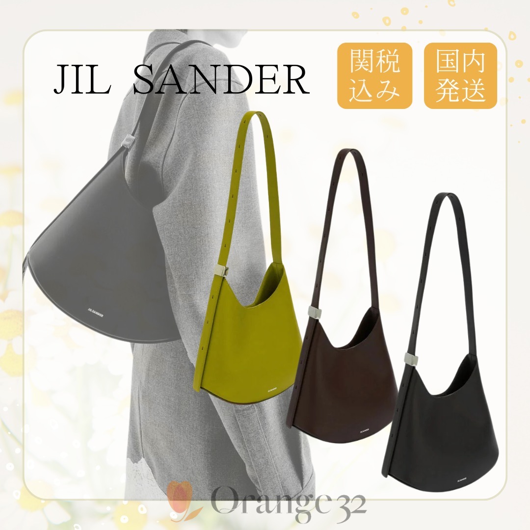 【JIL SANDER】レザー Eldorado スモール ショルダー バッグ