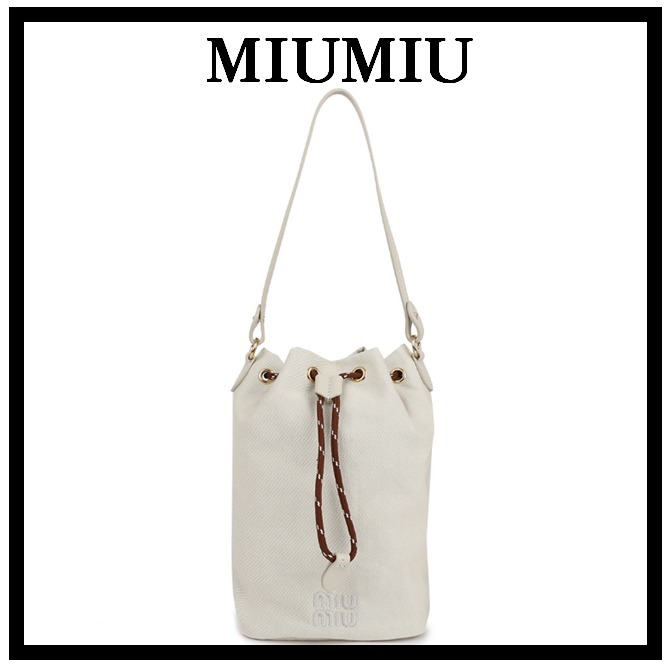 ☆関税込☆MIUMIU★ミュウミュウ ギャバジン ポーチバッグ★