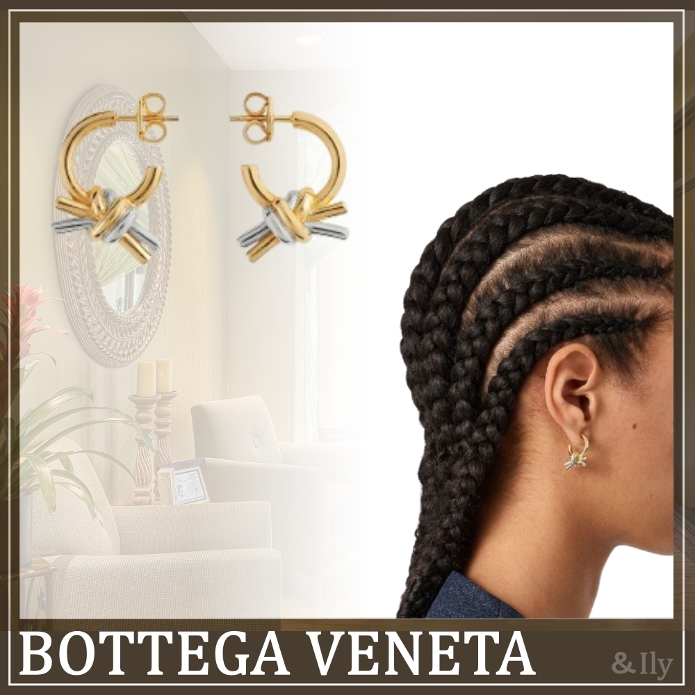 【送関込】BOTTEGA VENETA☆ボッテガヴェネタ ノット ピアス