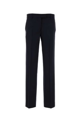 パンツ Miu Miu Navy Blue Gabardine Pant