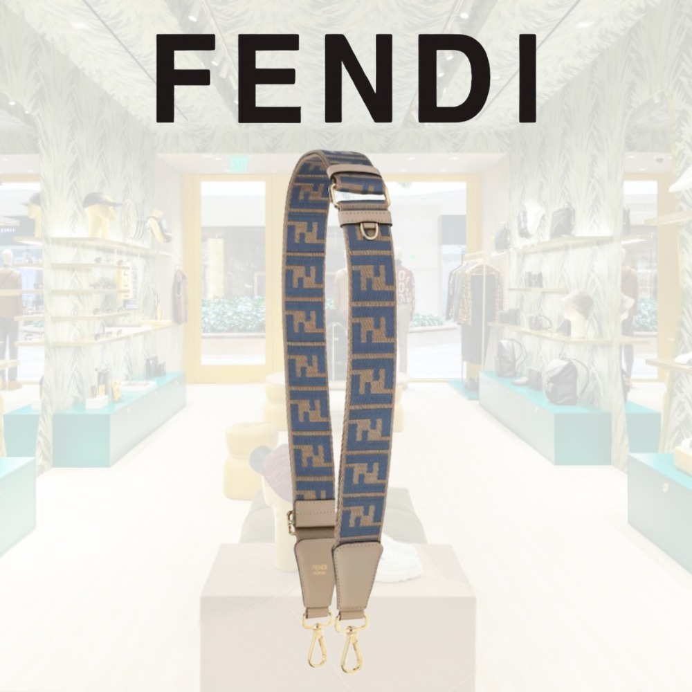 アウトレット【FENDI】総柄FFロゴ☆ ショルダーストラップ