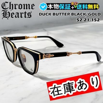 NEWカラー！ CHROME HEARTS ダガー スクエア メガネ 眼鏡 NAVY 2021最新作 クロムハーツ ダガーモチーフメガネ コピー21060955