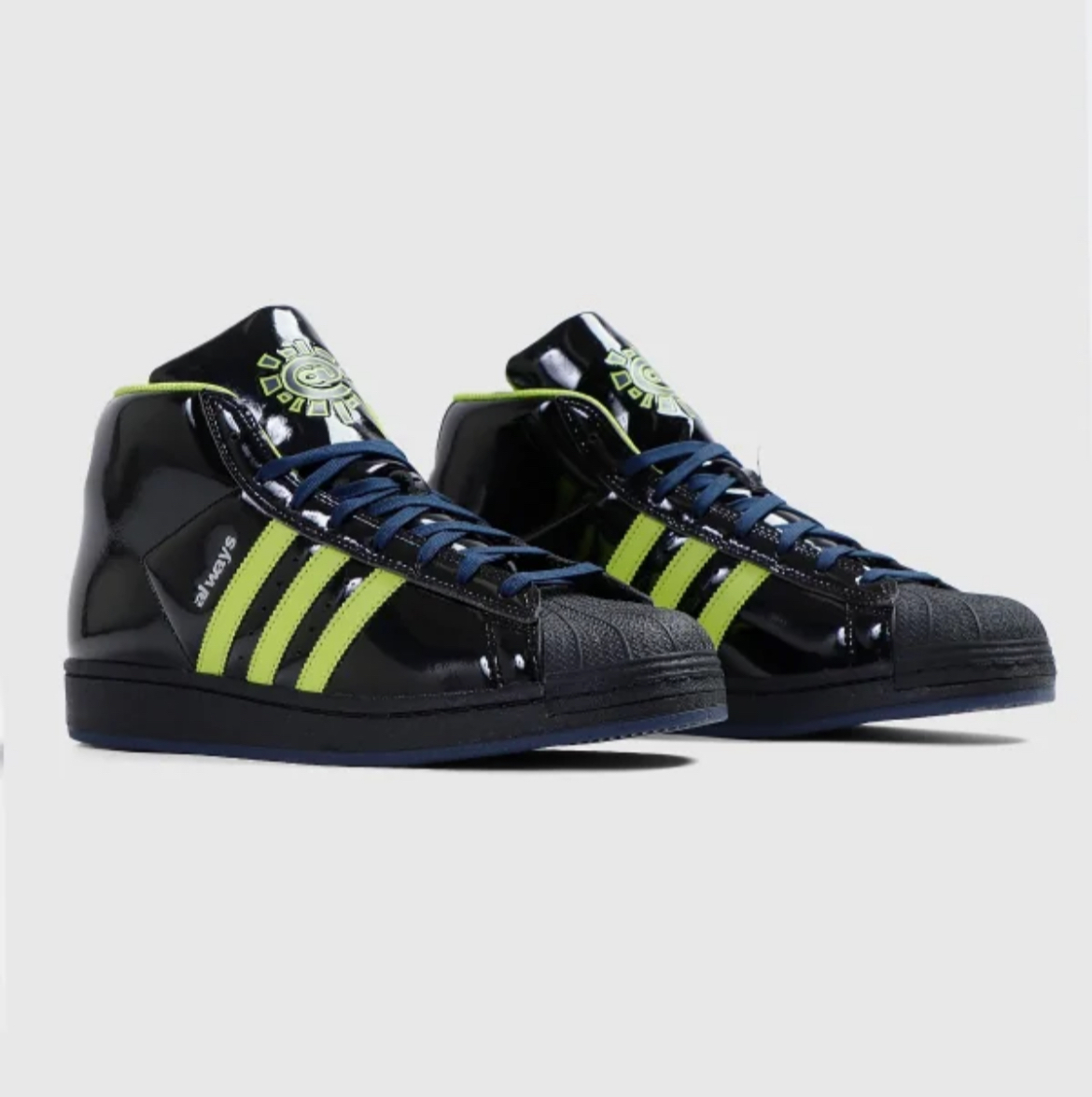 adidas x Always ☆ Pro Model ハイカットスニーカー