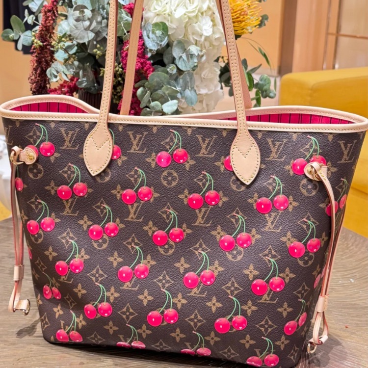 ＊村上隆コラボ＊《Louis Vuitton》LVxTM ネヴァーフルMM バッグ