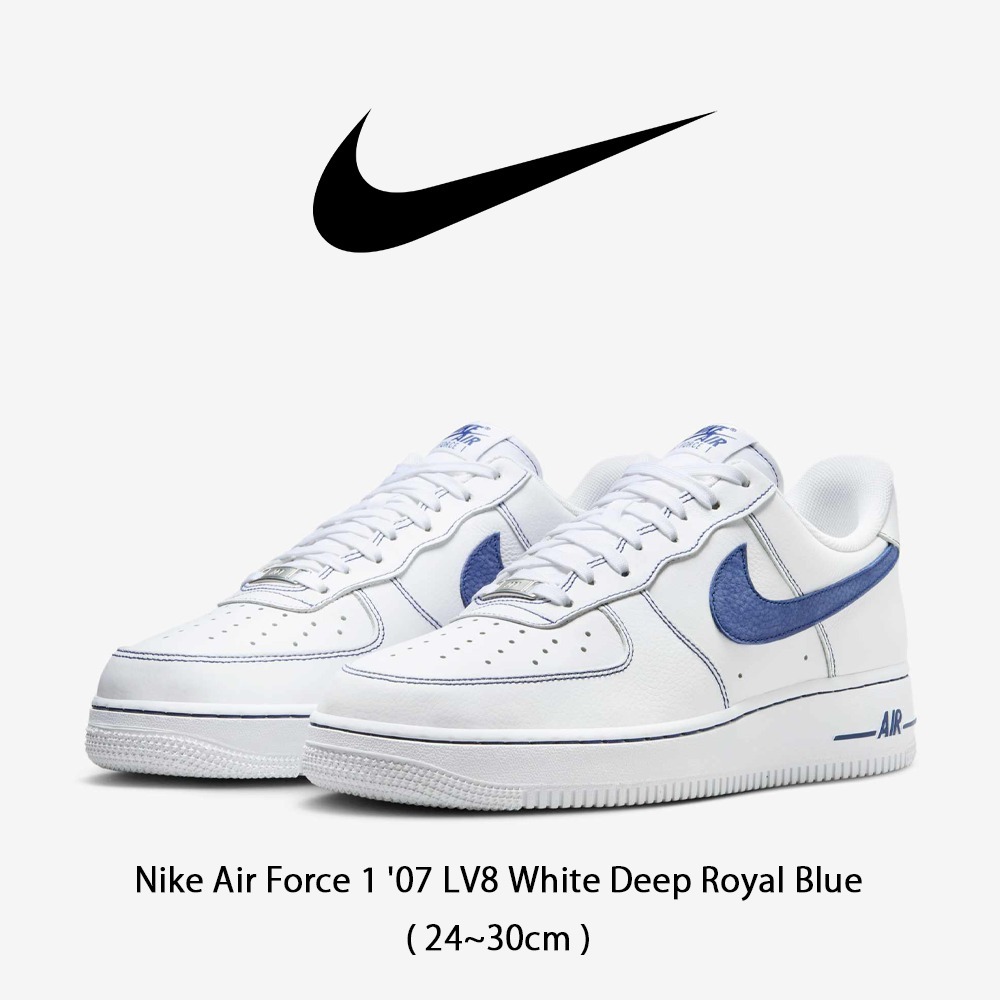 【Nike】 正規品★ Air Force 1 '07 LV8 White Deep  Blue
