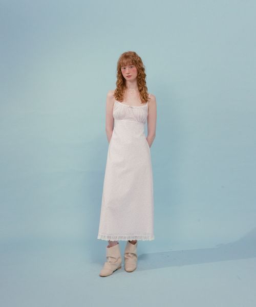 【LOULOUSEOUL】Country Floral Dress (Pink)