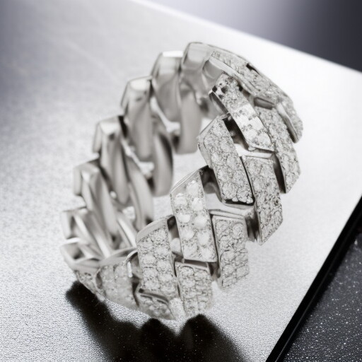 GOLDEN CONCEPT★VIP★ Cuban Iced Sterling Silver リング