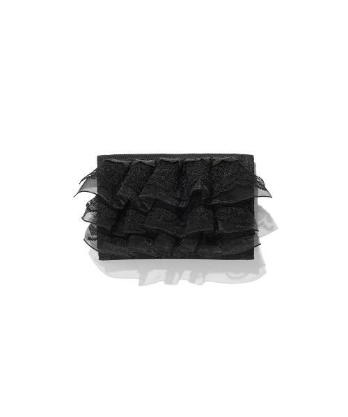 マネークリップ [NICEGHOSTCLUB]FRILL WALLET_BLACK(NG2FSUAB69A)
