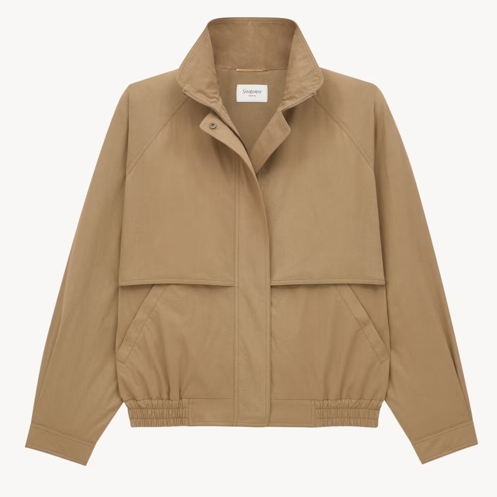 Saint Laurent FALL25《ジャケット》コットンキャンバス 直営店