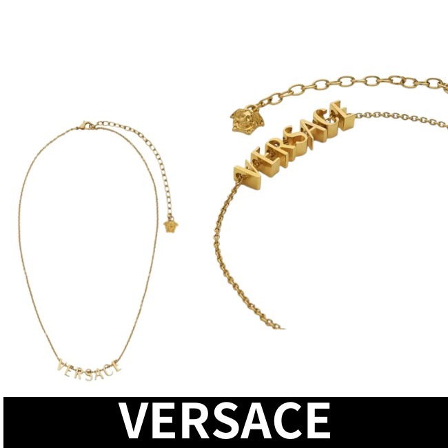 特価☆関税込【Versace】ロゴ入りネックレス