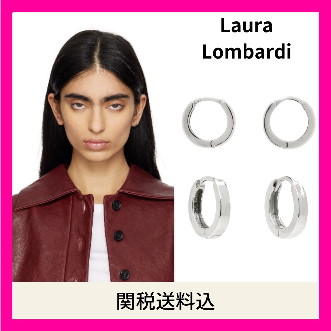 【Laura Lombardi】関税送料込★Clutch フープ ピアス