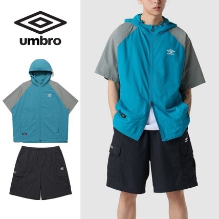 UMBRO セットアップ : ロゴ半袖アノラック & ショートパンツ UMBRO(アンブロ) セットアップ(メンズ) - 海外通販のBUYMA