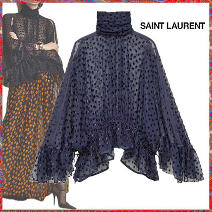 ドット（水玉） Saint Laurent(サンローラン) ブラウス・シャツ