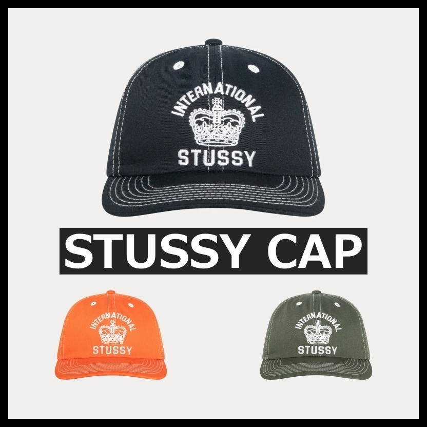 ★ stussy ★ MID-DEPTH INTERNATIONAL CROWN STRAPBACK CAP