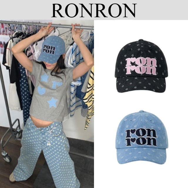 【RONRON】 DOT LOGO BALL CAP 2色