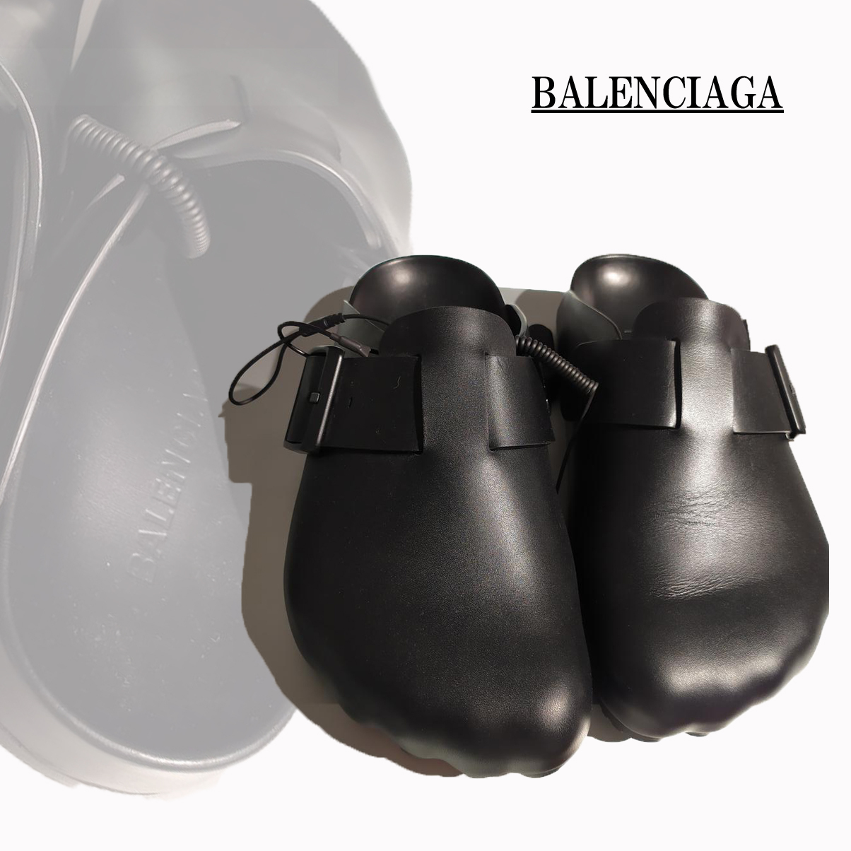 BALENCIAGA バレンシアガ Sunday ミュール マットカーフスキン