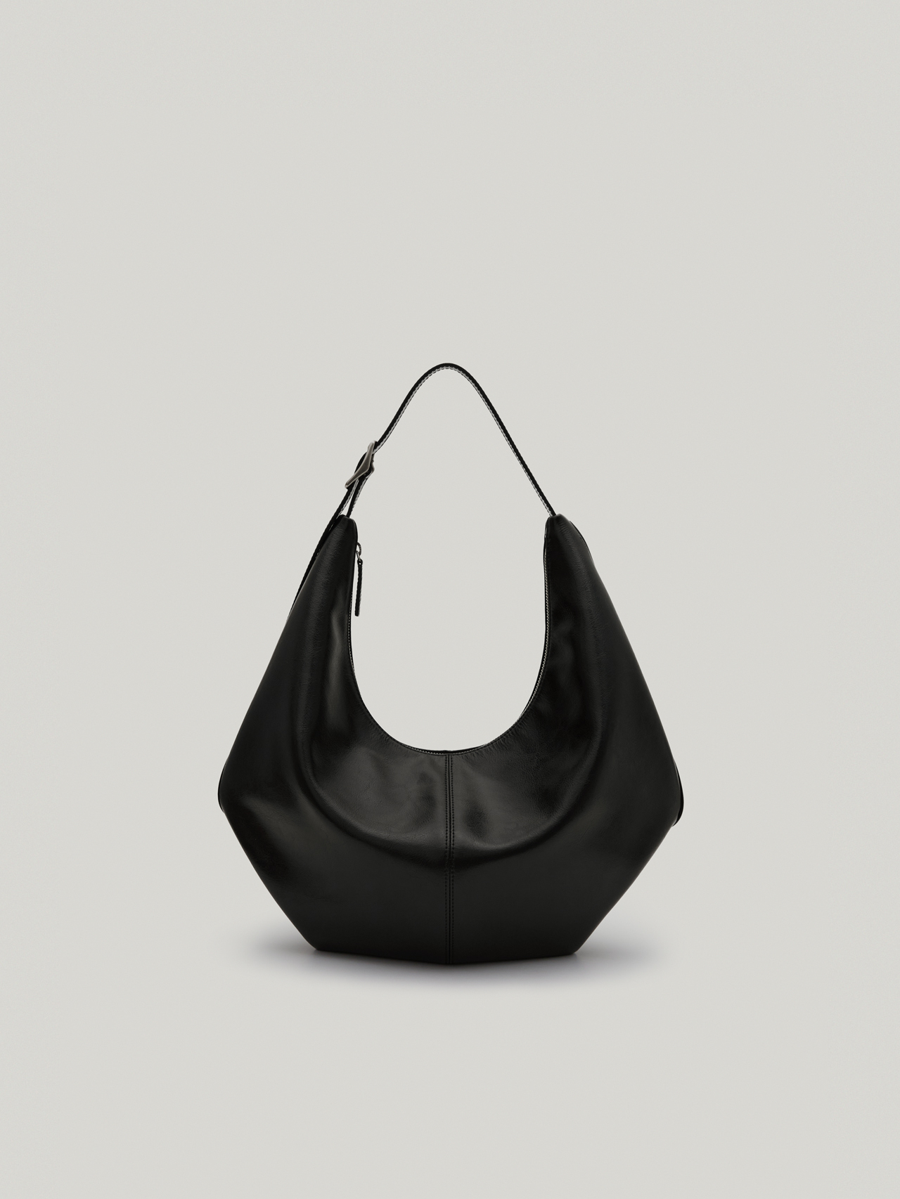 ショルダーバッグ・ポシェット MOSSY HOBO BAG (LEATHER BLACK)