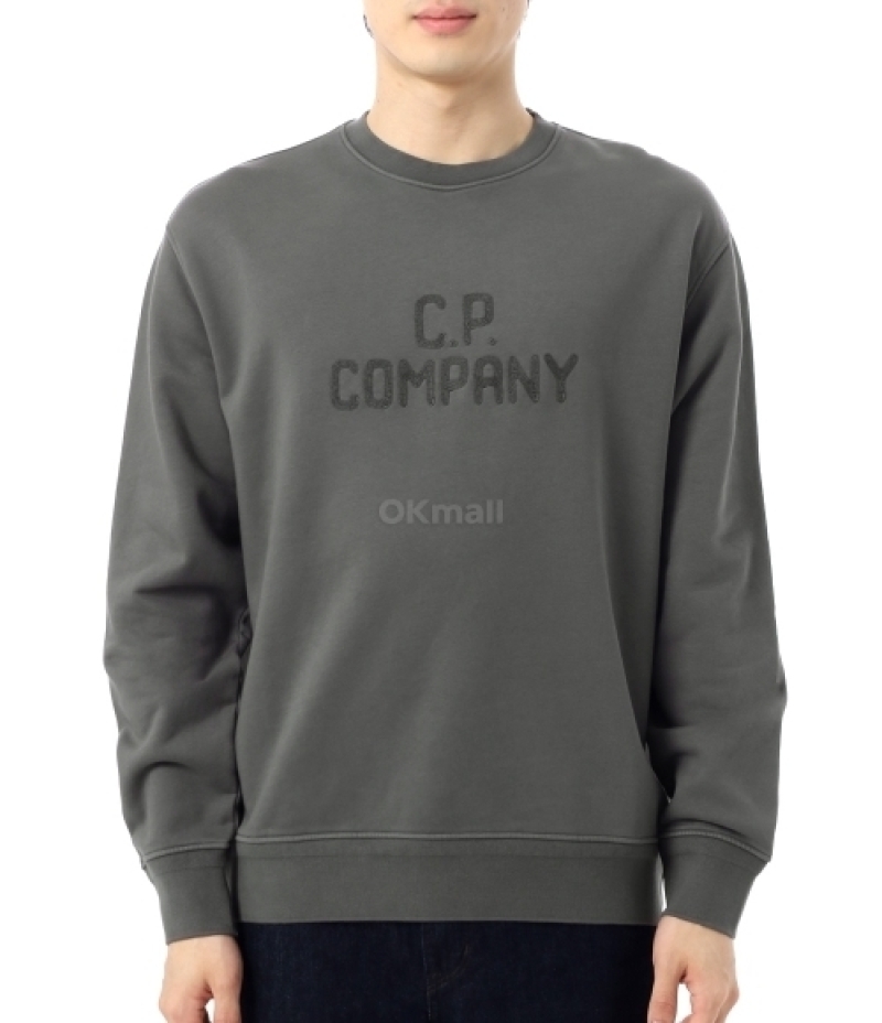 CP COMPANY｜SWEATSHIRTS (Cotton Diagonal Fleece Resist D
