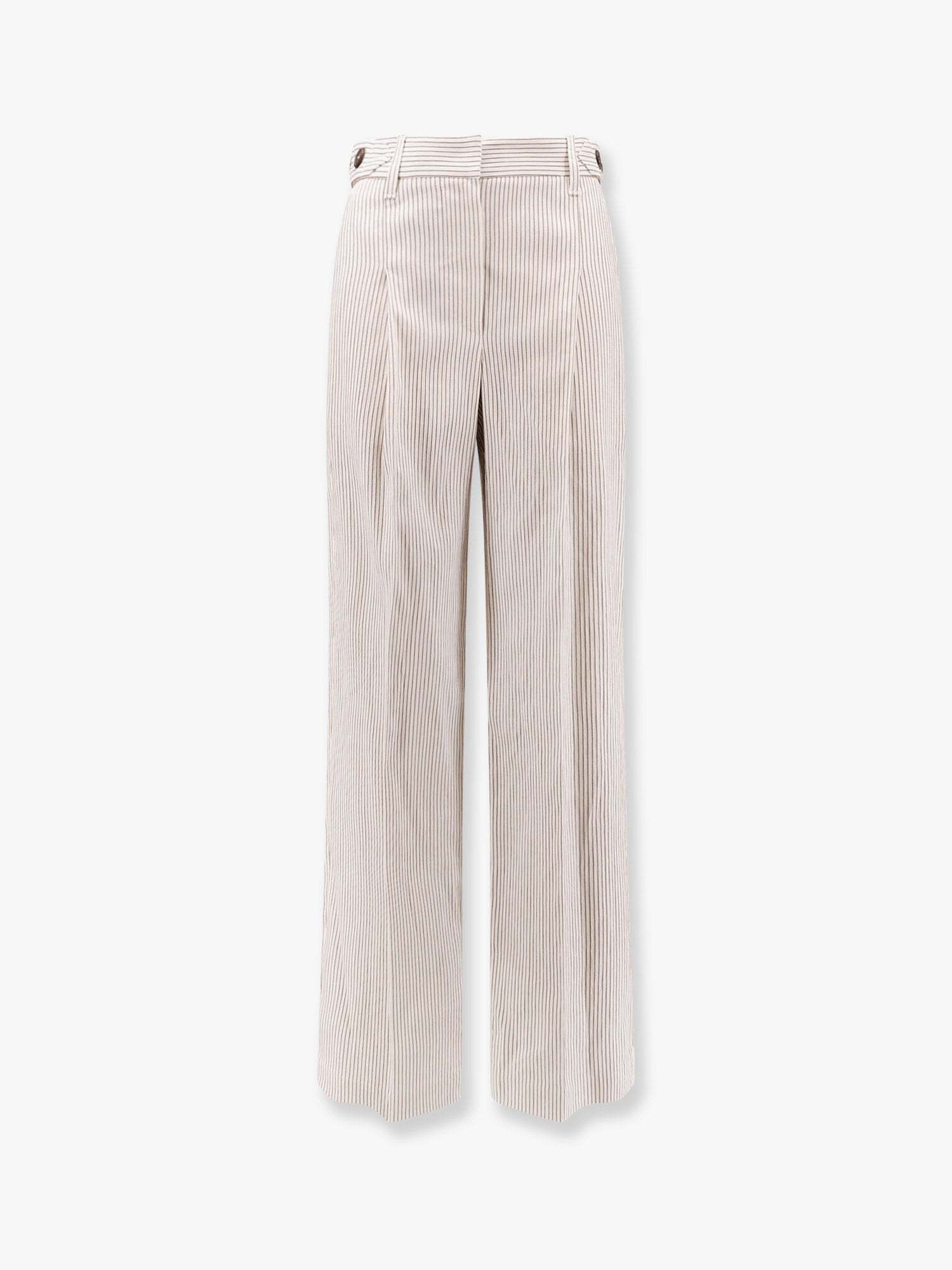 【関税&送料込】Brunello Cucinelli Striped Linen And Cotton