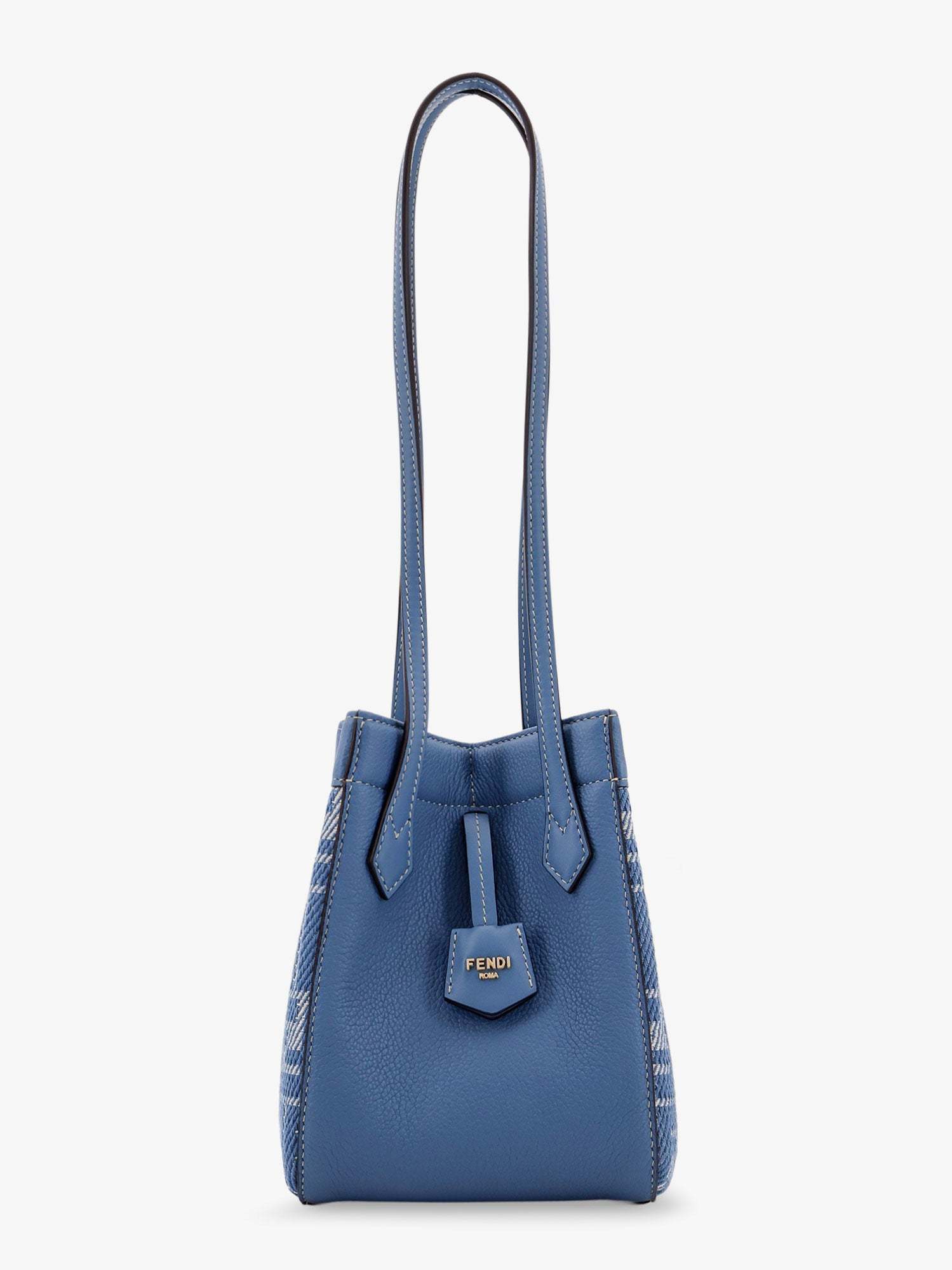 【関税&送料込】Fendi Origami Mini Leather And Denim-Effect