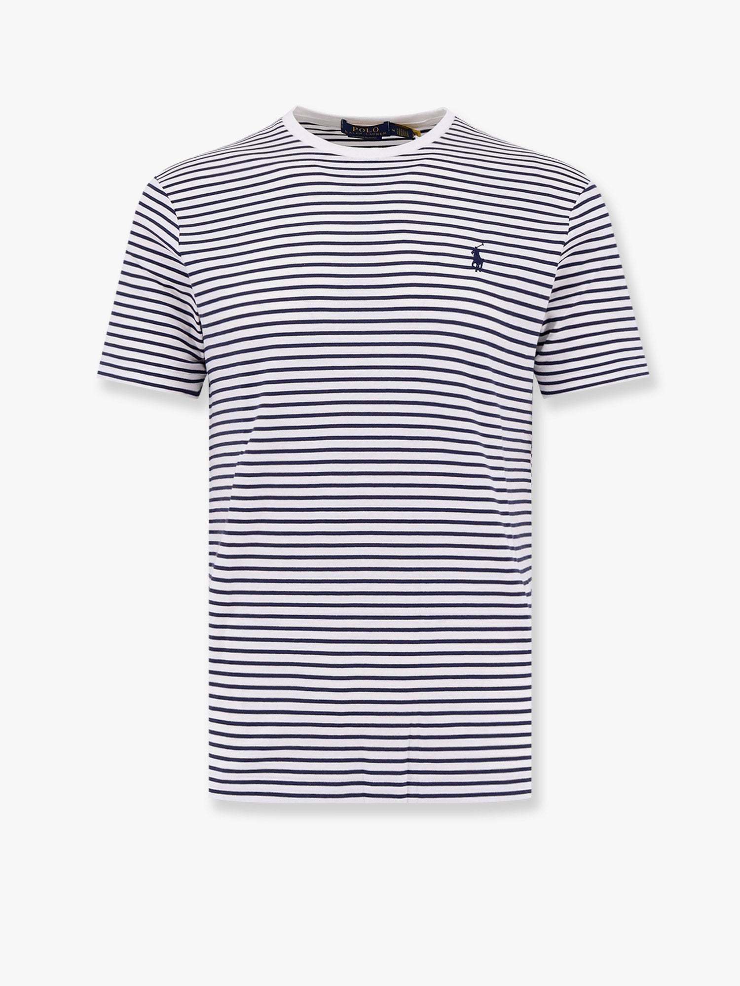 【関税&送料込】Polo Ralph Lauren Cotton Striped T-Shirt Wit