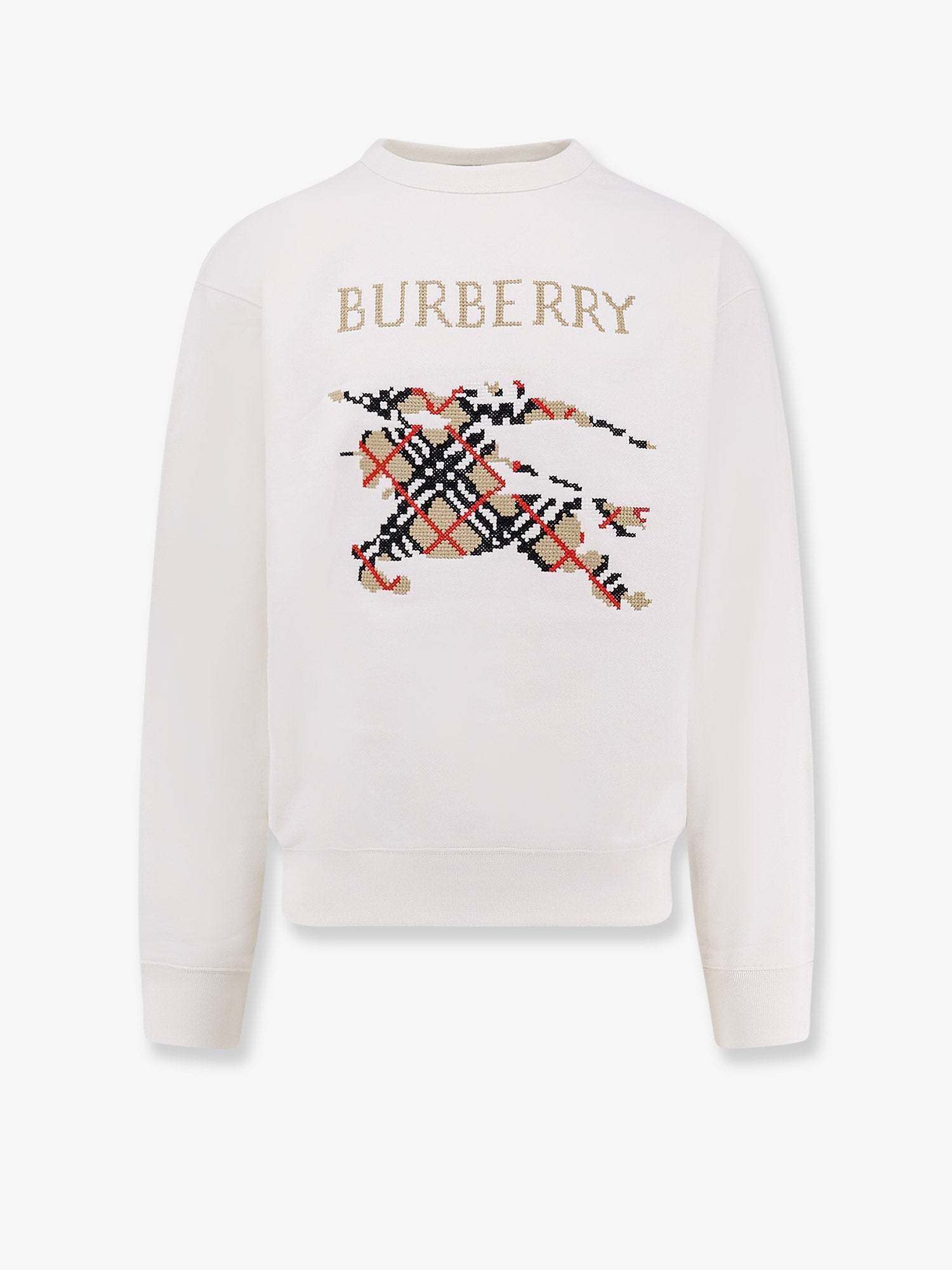 【関税&送料込】Burberry Cotton Sweatshirt With Logo Embroid