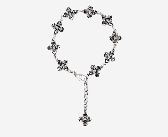 [SCUDO]Flower Shell Vintage Glossy Slim★韓国 ブレスレット