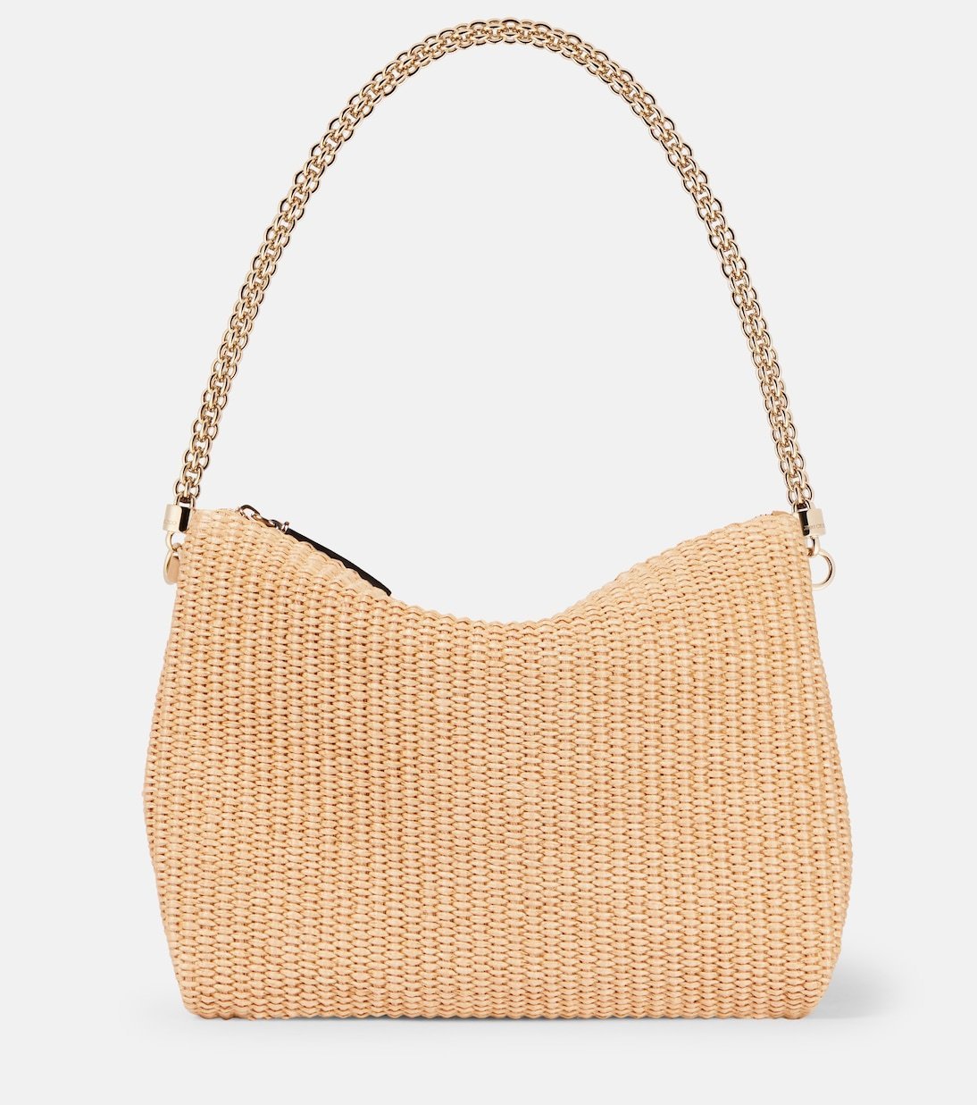 【Jimmy Choo】Callie ラフィア風ショルダーバッグ☆関税込