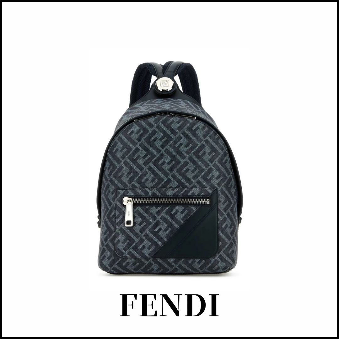 関税込【FENDI】キオド スモール ダイアゴナル バックパック