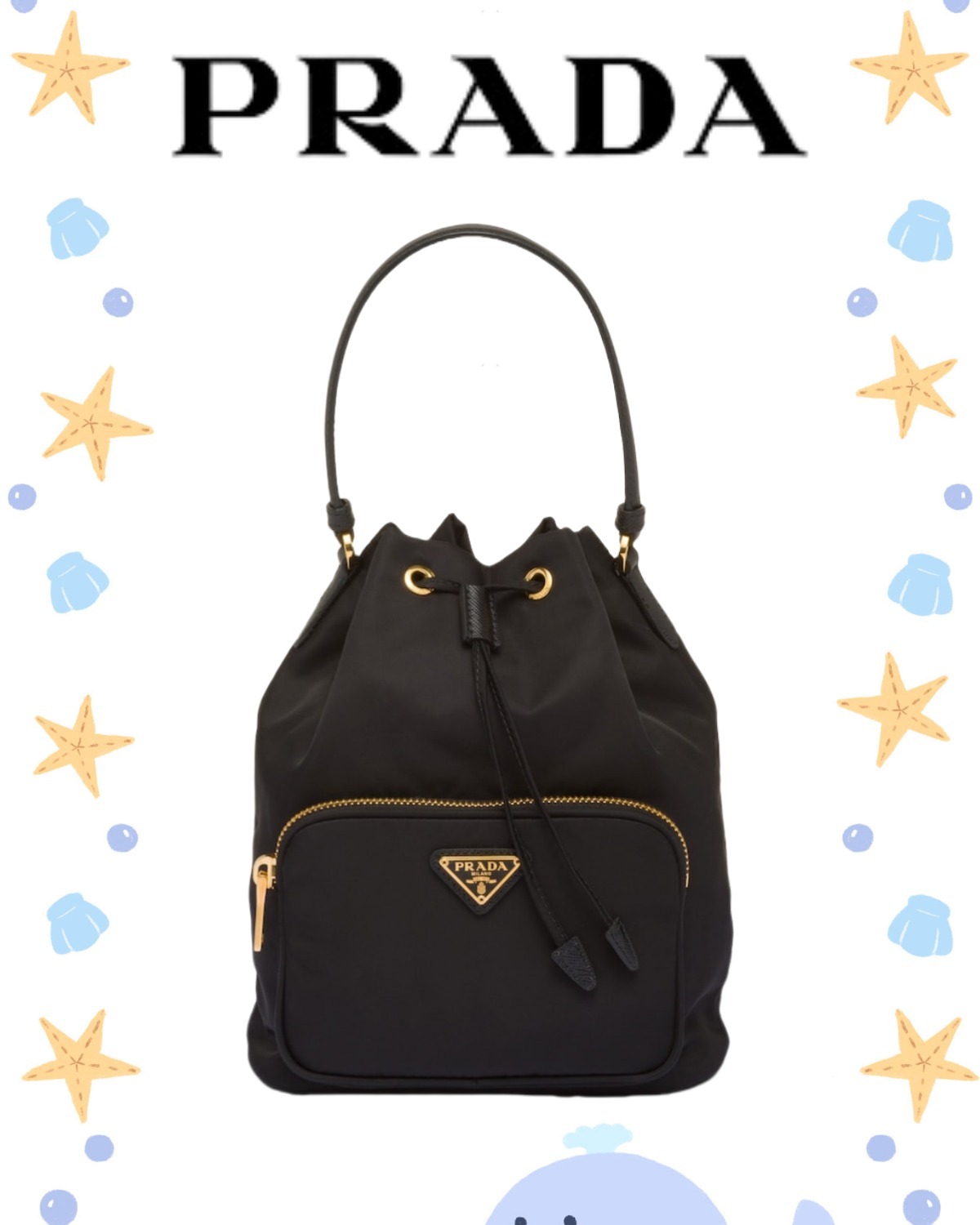 PRADA プラダ デュエット Re-Nylon バケットバッグ