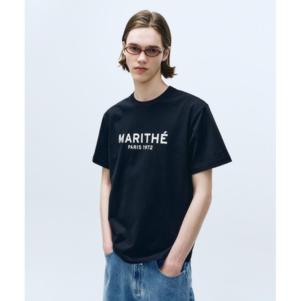★Marithe + Francois Girbaud★ REGULAR LOGO TEE navy MFG45CT