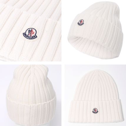 MONCLER モンクレール ニット帽 キャップ ビーニー ホワイト