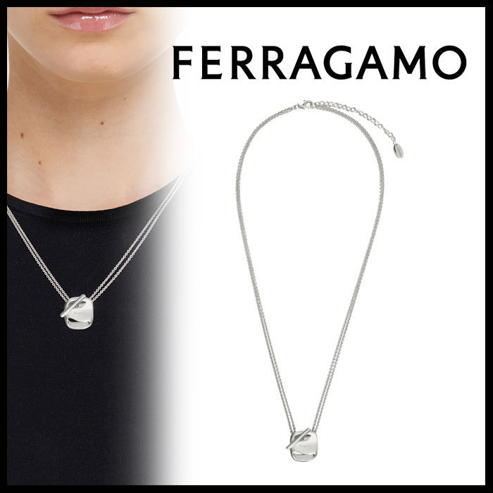 FERRAGAMO直営店 ヴァラ ネックレス - S