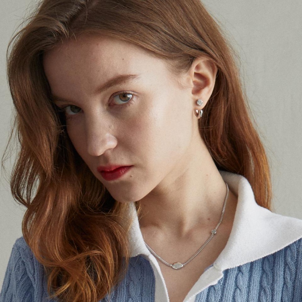 ピアス [Ostkaka] Brill Melting Ring Earring