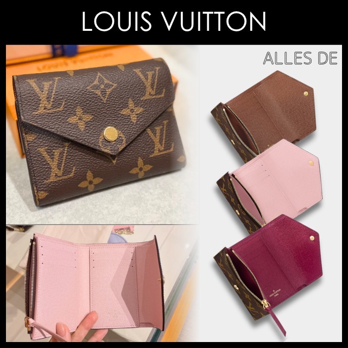 【可愛いカラー】LOUIS VUITTON ポルトフォイユ ヴィクトリーヌ