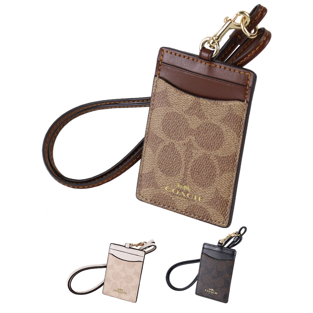 【即発】COACH IDカードケース CZ285 パスケース シグネチャー
