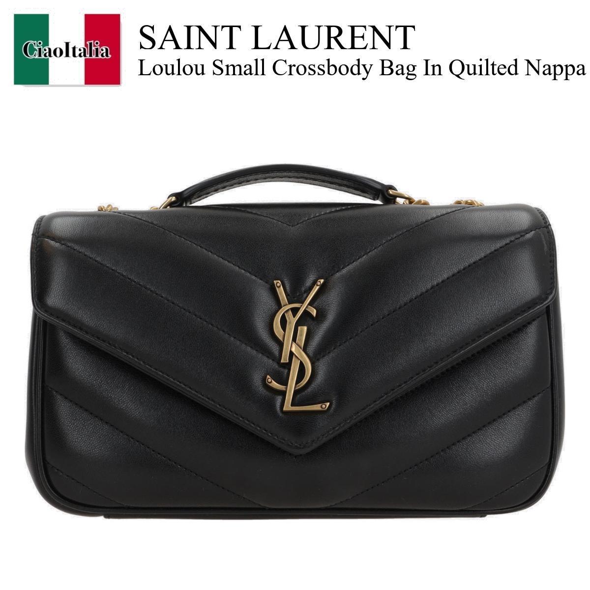 ショルダーバッグ・ポシェット Saint Laurent Loulou Small Crossbody Bag In Quilted Nappa