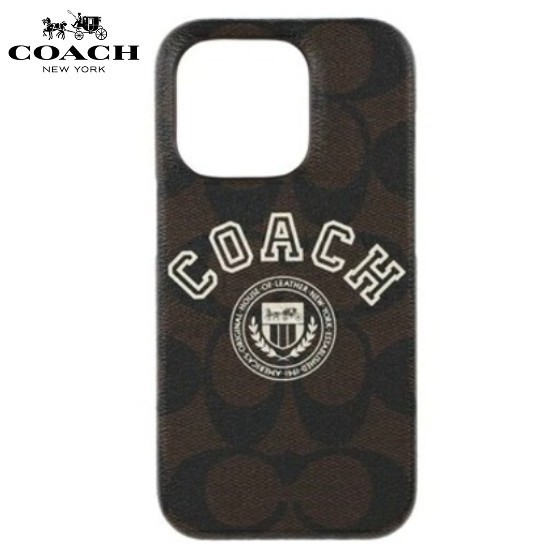 すぐにお届け!在庫確保済!【COACH★CG509】iPhone14Proケース