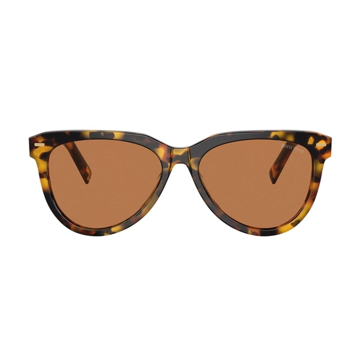 【送料&関税込】Miu Miu 0mu 12zs Vau01t Havana Miele Sunglas