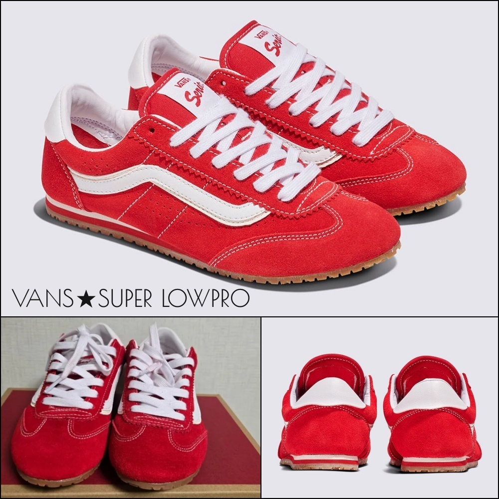 【VANS】 SUPER LOWPRO/RACING RED ★ 兼用