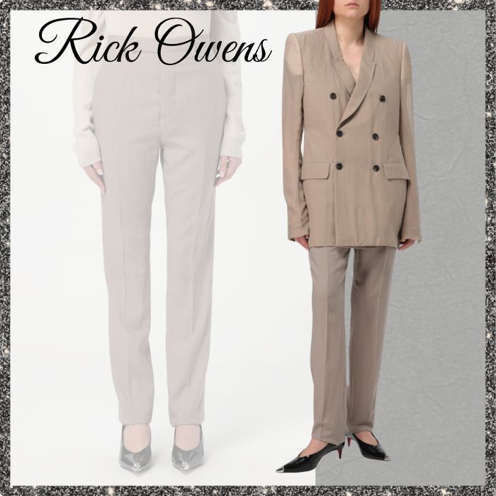 【RICK OWENS】プリーツパンツ ベージュ