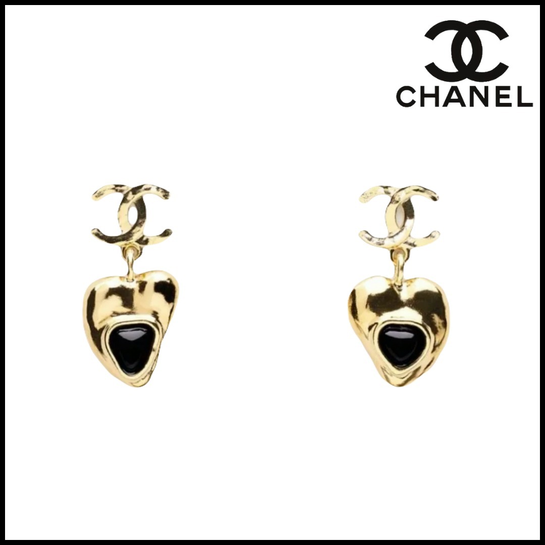 【ニュアンスデザインが上品お洒落♪】新作 CHANEL ピアス