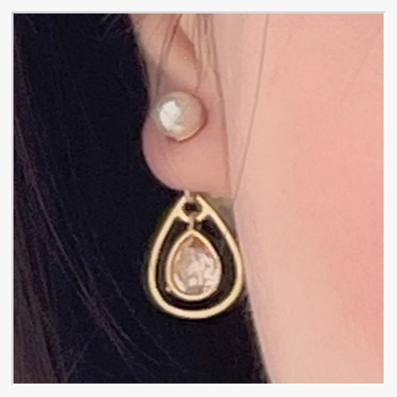《揺れるデザインが可愛い♪》Dior Tribales ピアス