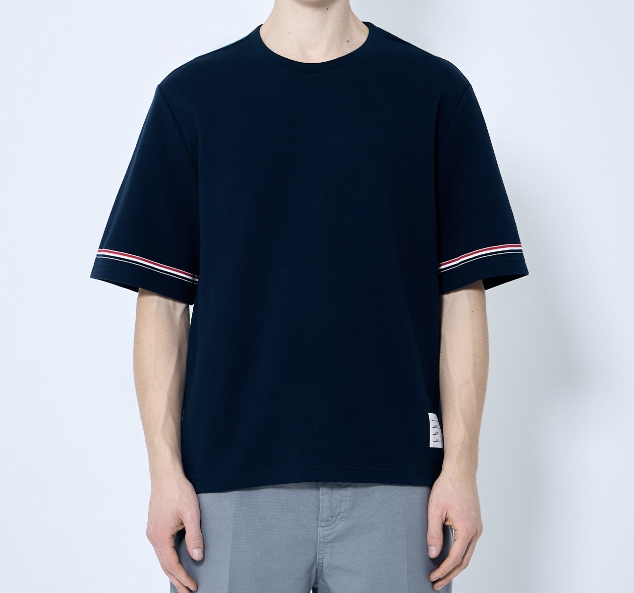 【完売必至】 THOM BROWNE トムブラウン コットンラグビートップ