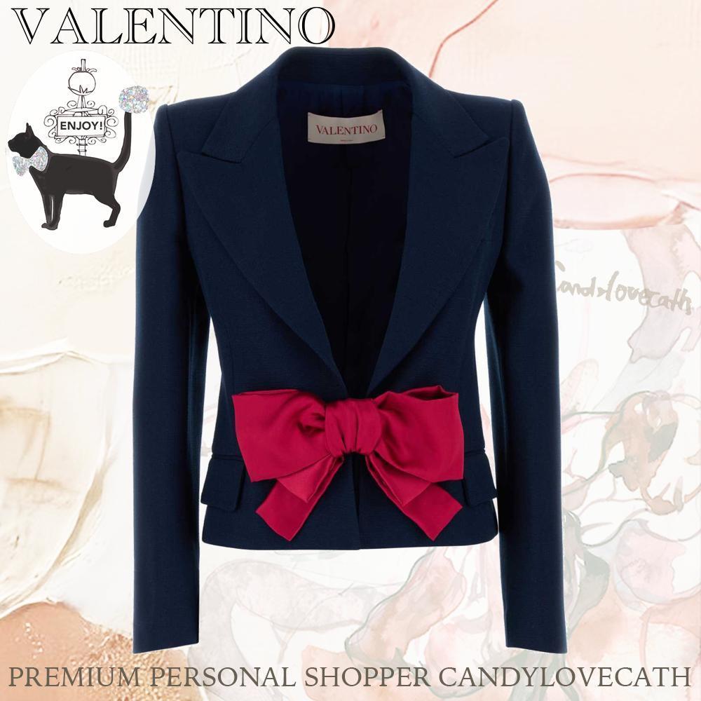 ジャケット VALENTINO GARAVANI Navy Blue Viscose Blazer