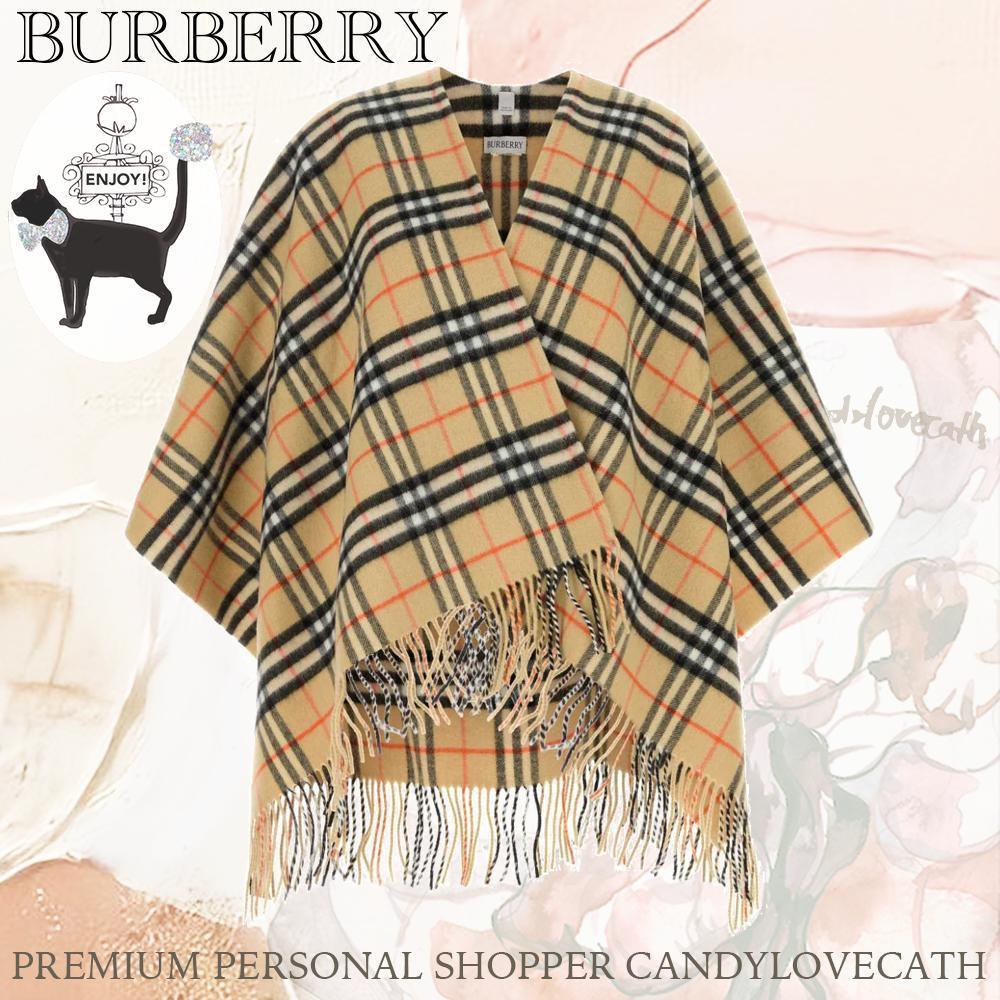 コート BURBERRY Embroidered Wool Blend Cape