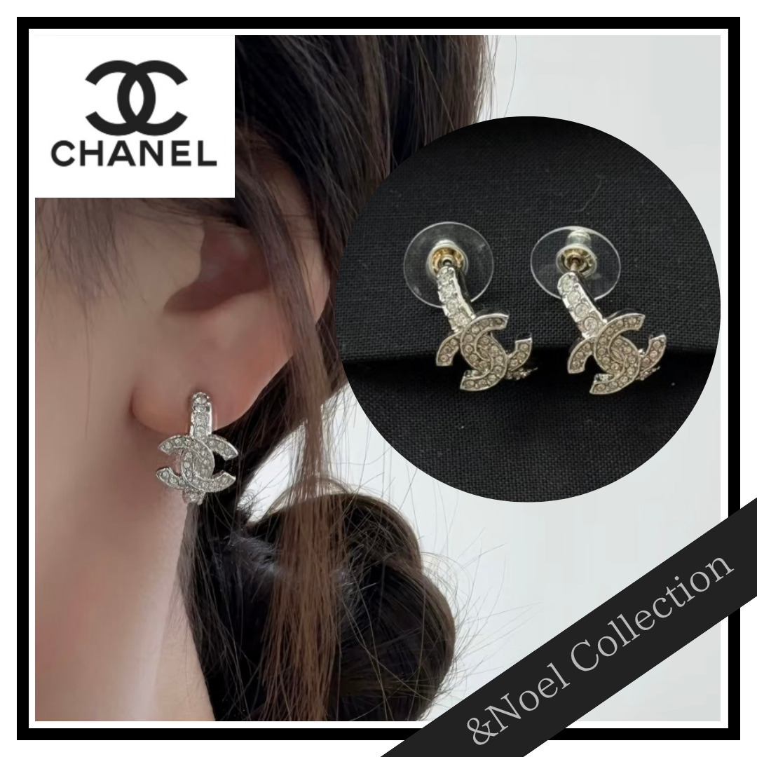 【美しく華やか♢シャンパンゴールド】CHANEL*フープピアス