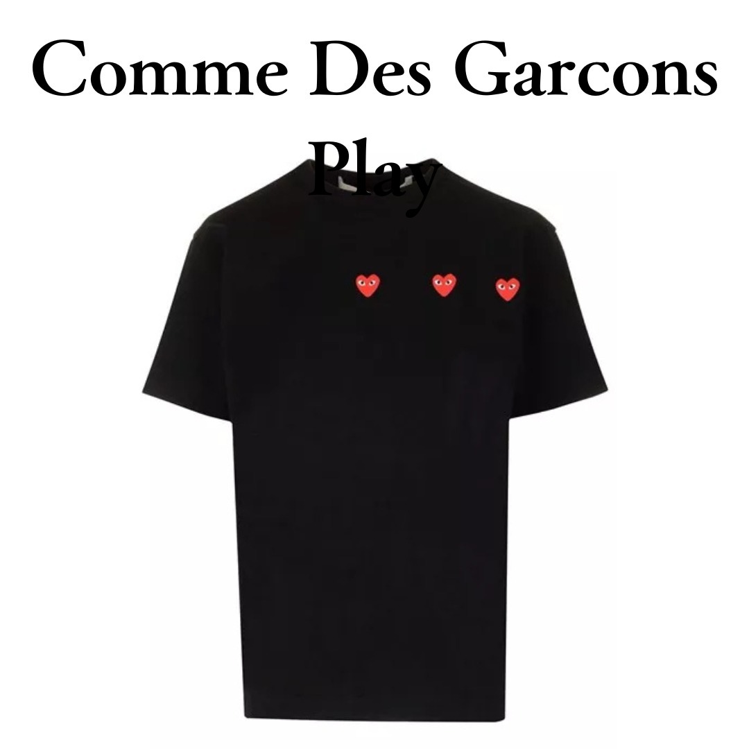 【送料関税込】Comme Des Garcons Play 赤いハートのTシャツ