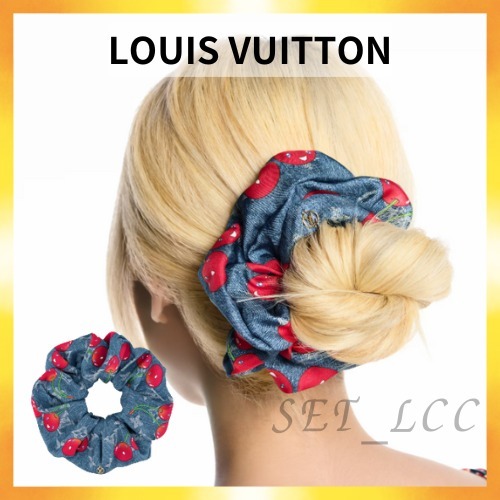 【すぐ届く★コラボ限定☆】LOUIS VUITTON TM デニム シュシュ
