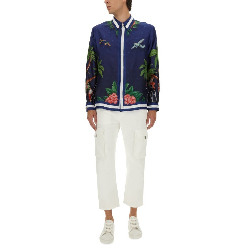 Tシャツ・カットソー Casablanca (MPF25 SH 021 02CASABLANCASURFCLUB MIDNIGHT)